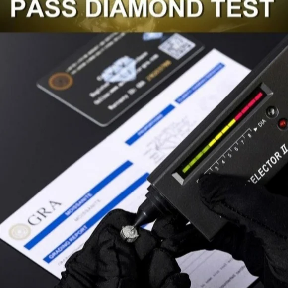 New Certified 5ct moissanite  ring - Picture 10 of 11